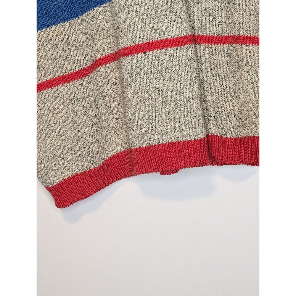 True Vintage 80s Helen Hsu Striped Sweater Dress XS - Picture 9 of 11